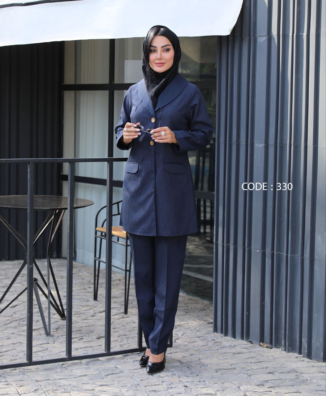 مانتو شلواراداری کد330ترک لند