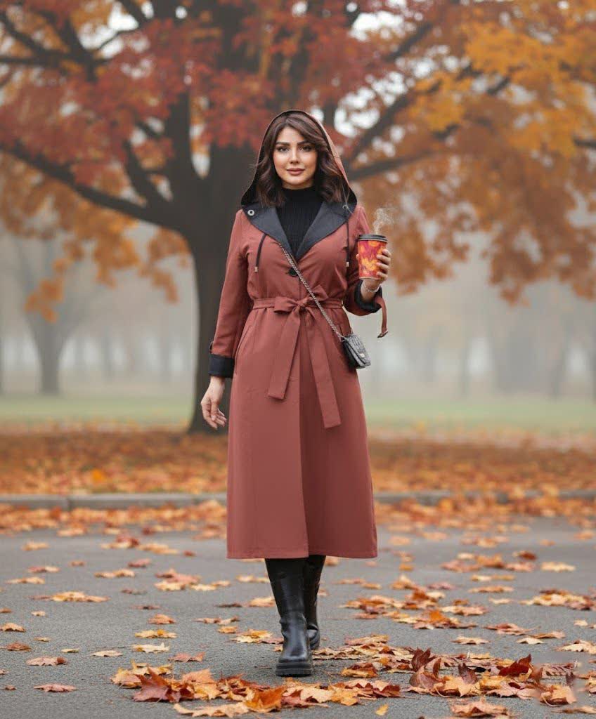 بارانی کلاهدار ترک لندکد316