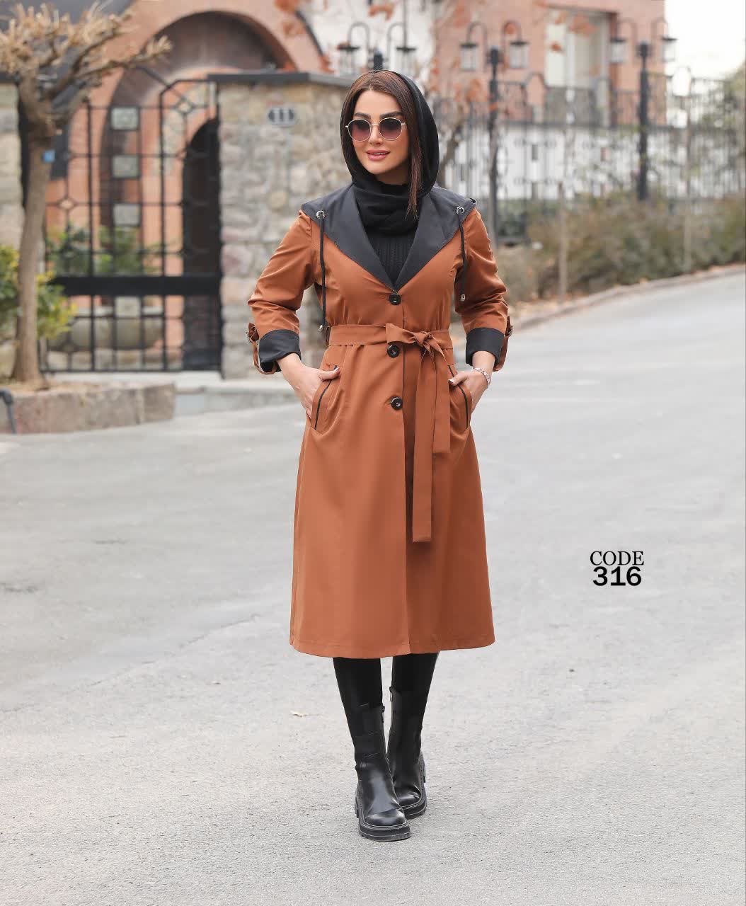 بارانی کلاهدار ترک لندکد316